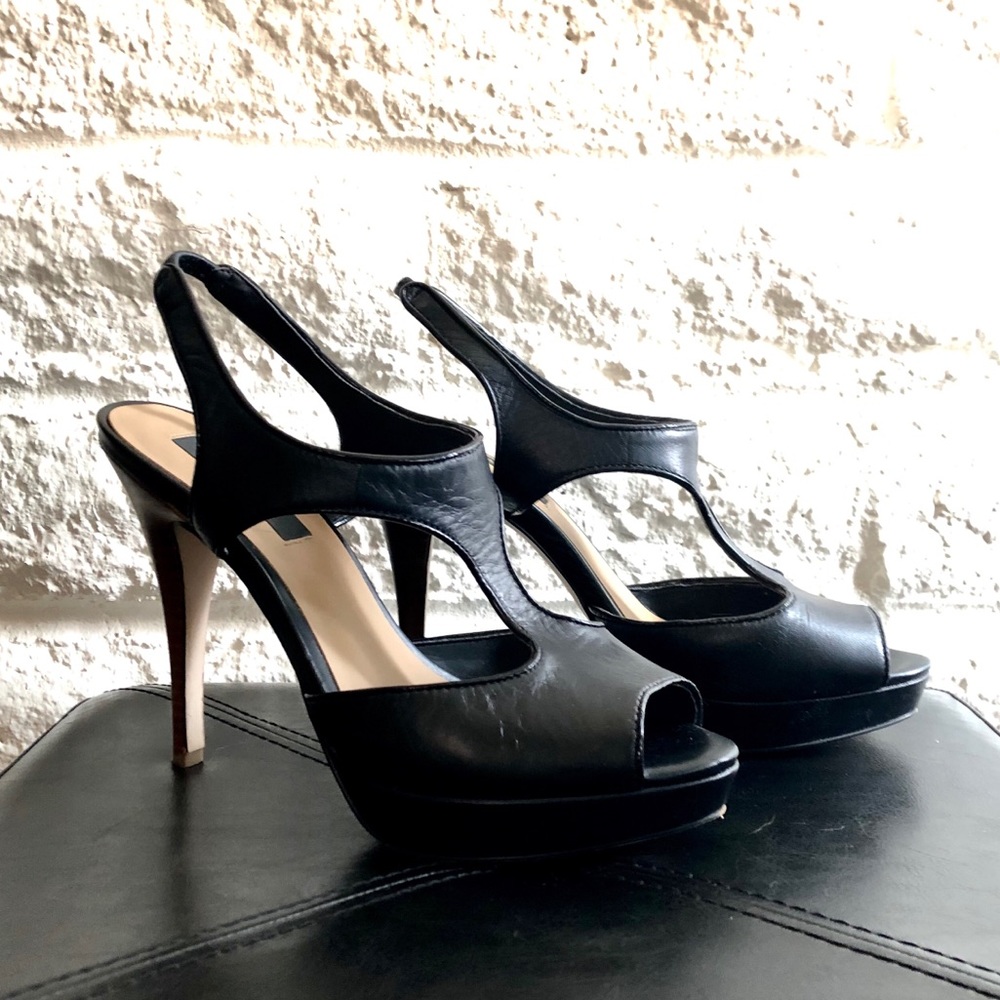 Ann Taylor Strappy Peep Toe Heel